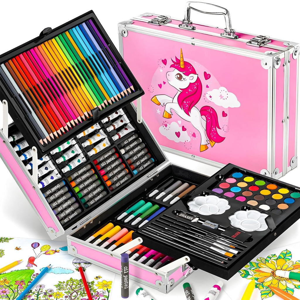 Drawing & Painting kit 148pcs , unicorn and Space