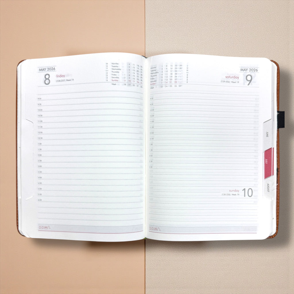 2026 Diary Leather A5 Model No-3005