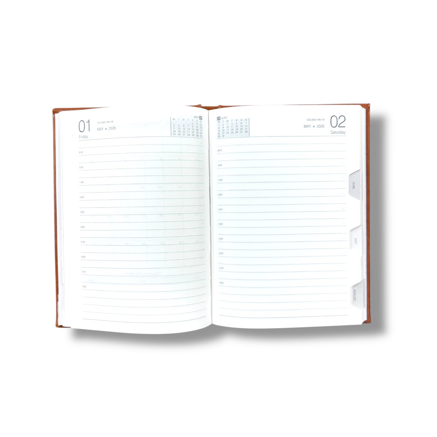 Leather Diary 2026 A5 Model-3002