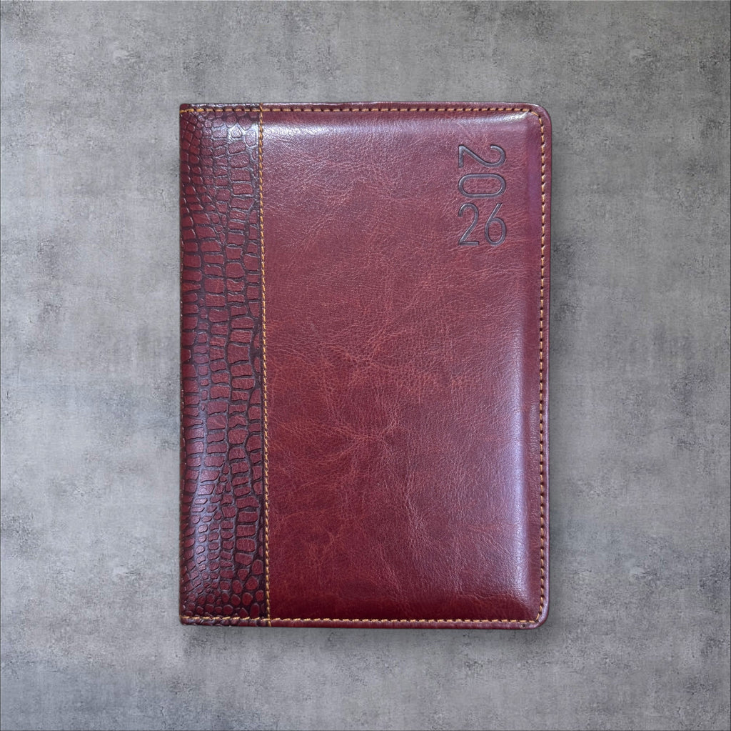 Premium Leather Dairy 2026 A5 Model-3003