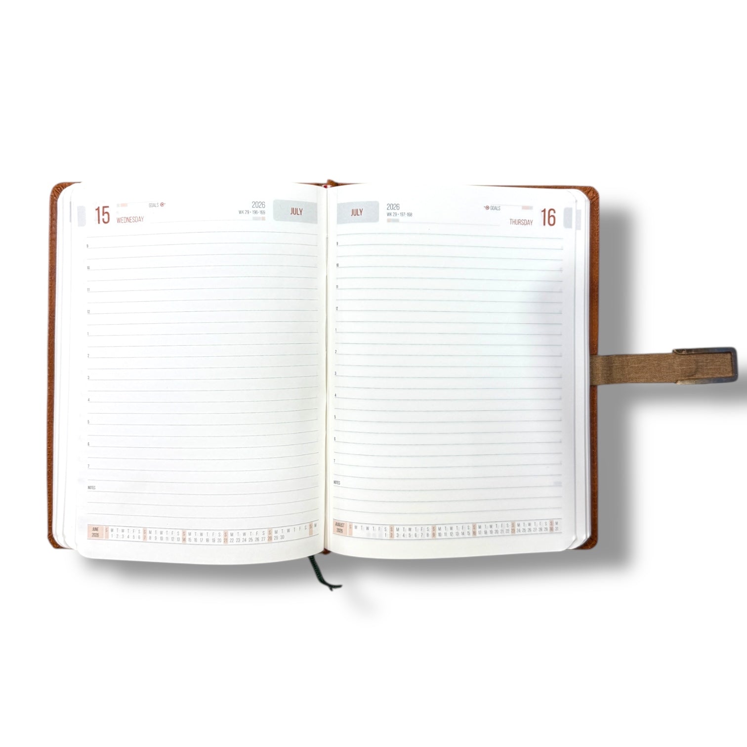 Leather Diary A4 2026 , Model-601pu4