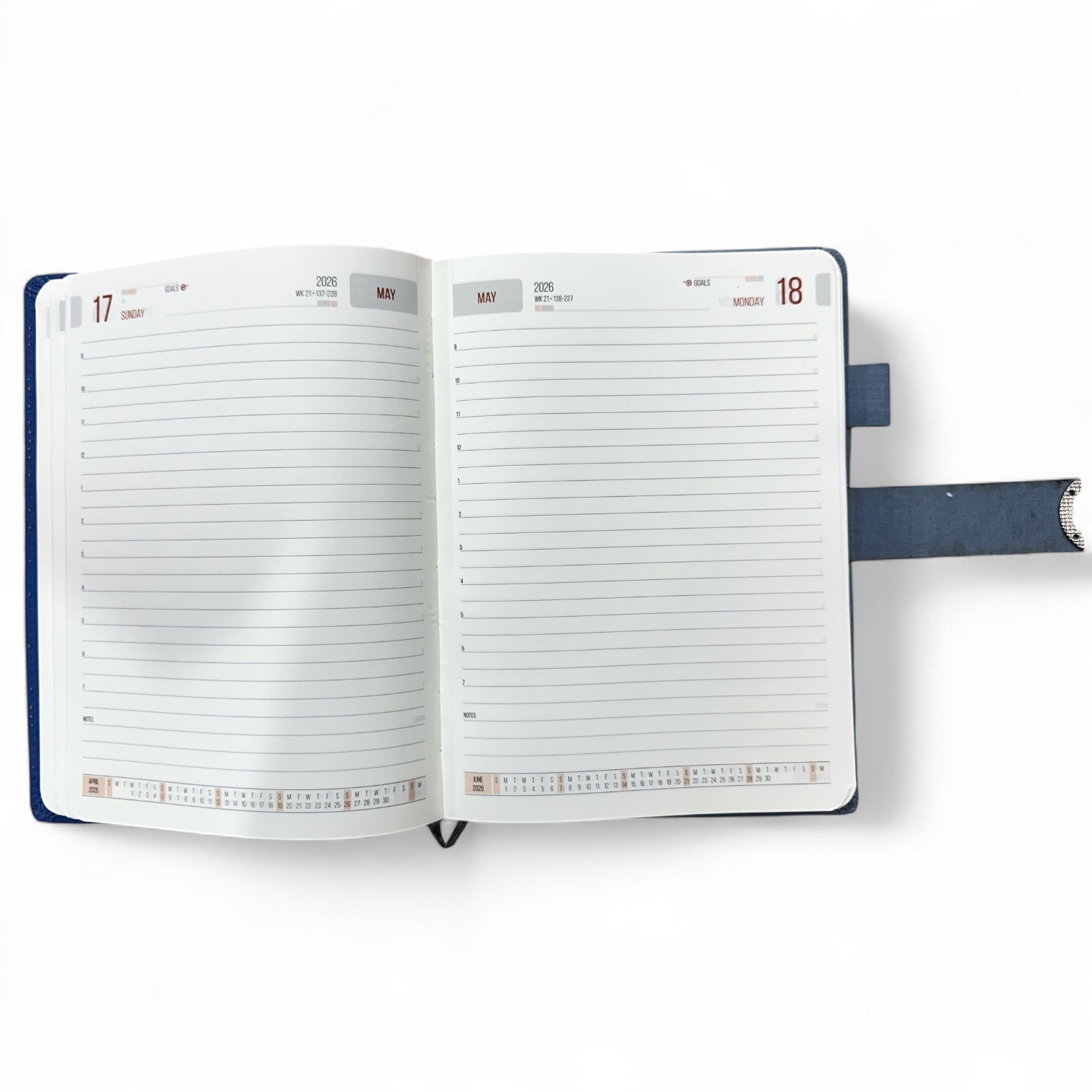 Leather Diary A4 2026 , Model-601pu1