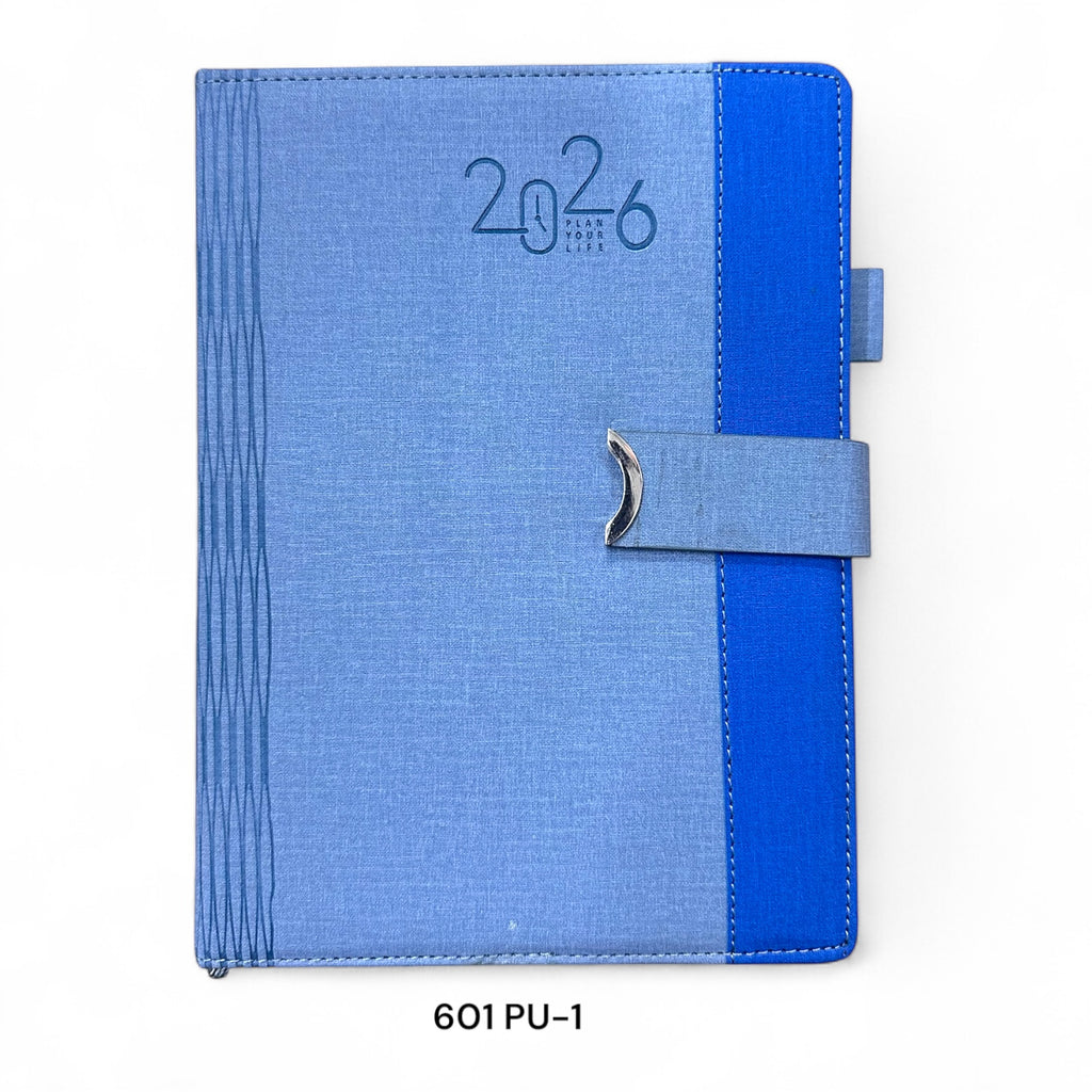 Leather Diary A4 2026 , Model-601pu1