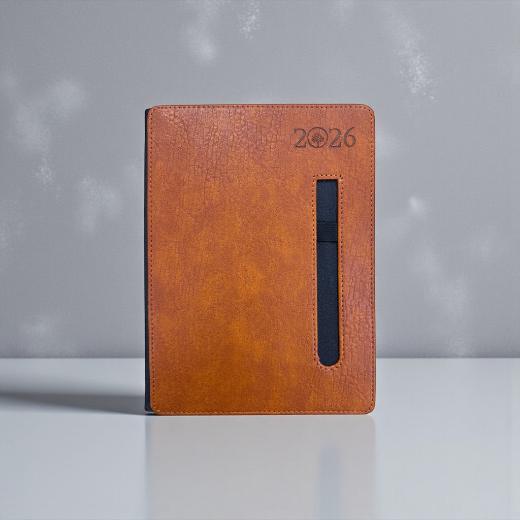 Rexin Diary 2026 A4 Size , With Pen Holder Model-4010