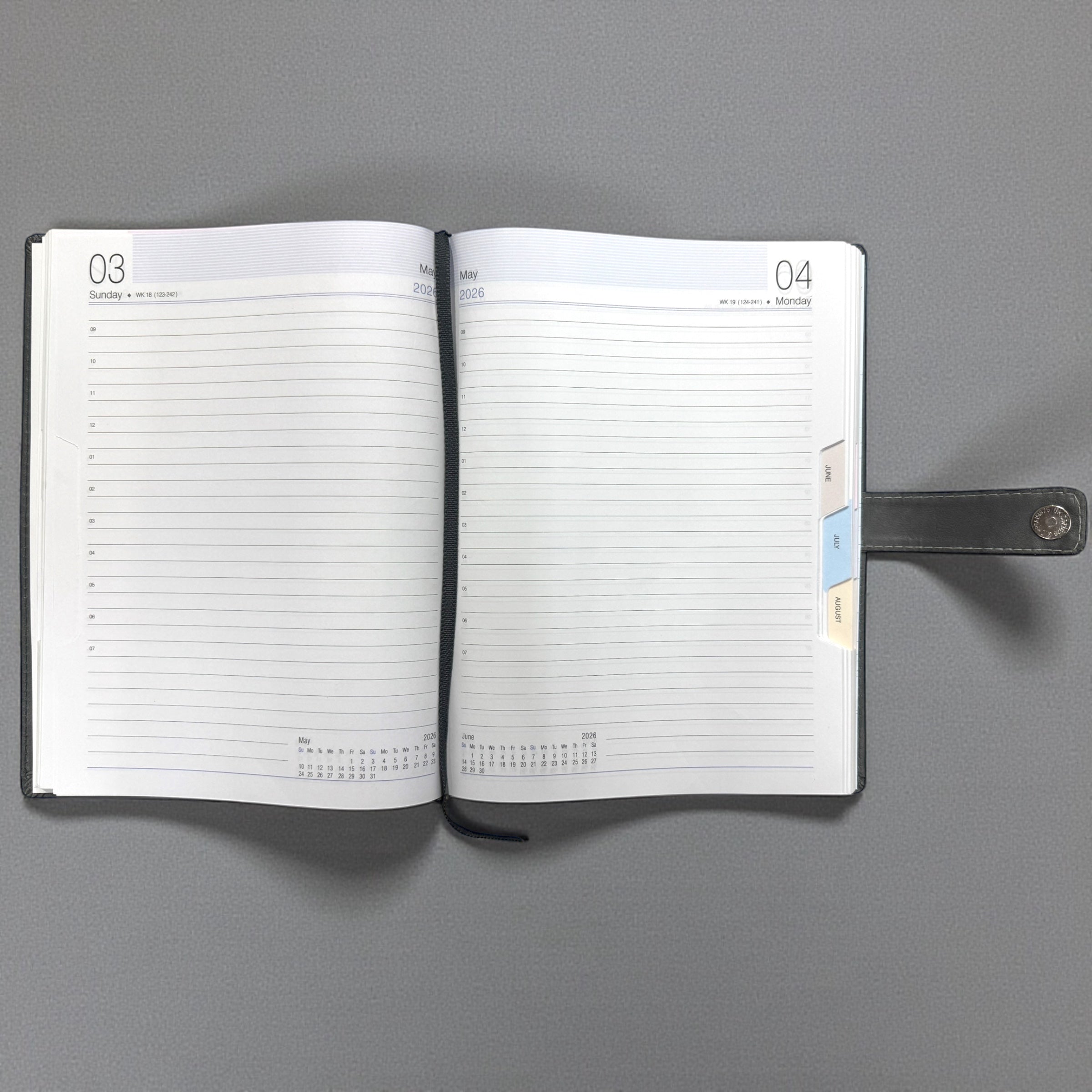 Leather Diary 2026 A4, Model-4003