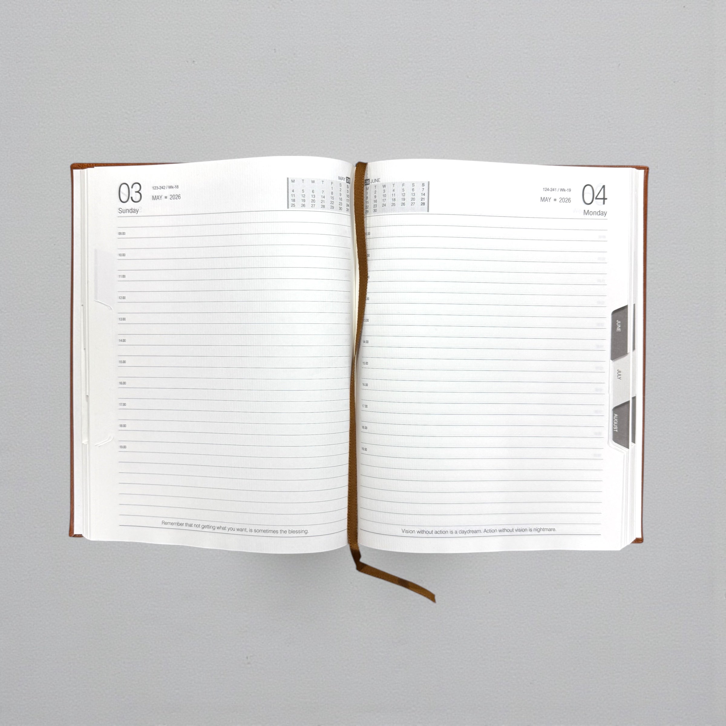 Premium Rexin Diary 2026 A4 Model-4001